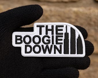 Bronx New York Patch Hip Hop Rap 12cm - 4.7 inch Iron On or Hook Back