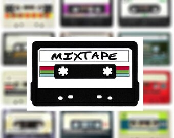 Detta är en lapp! DJ Hiphop Rock Mixtape tillverkad i PVC/gummi/silikon. Läppstift och syränna, 10 cm mixtape.