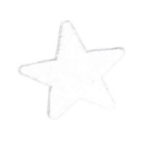 以下が含まれることがあります： 5 本の尖った先端を持つ白いフェルトの星