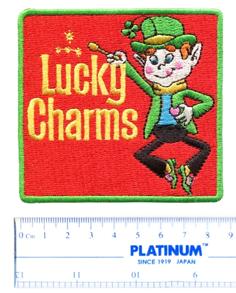 Vintage Cereal Lucky Patch Patches Badge Retro TV 70 s 80 s Good