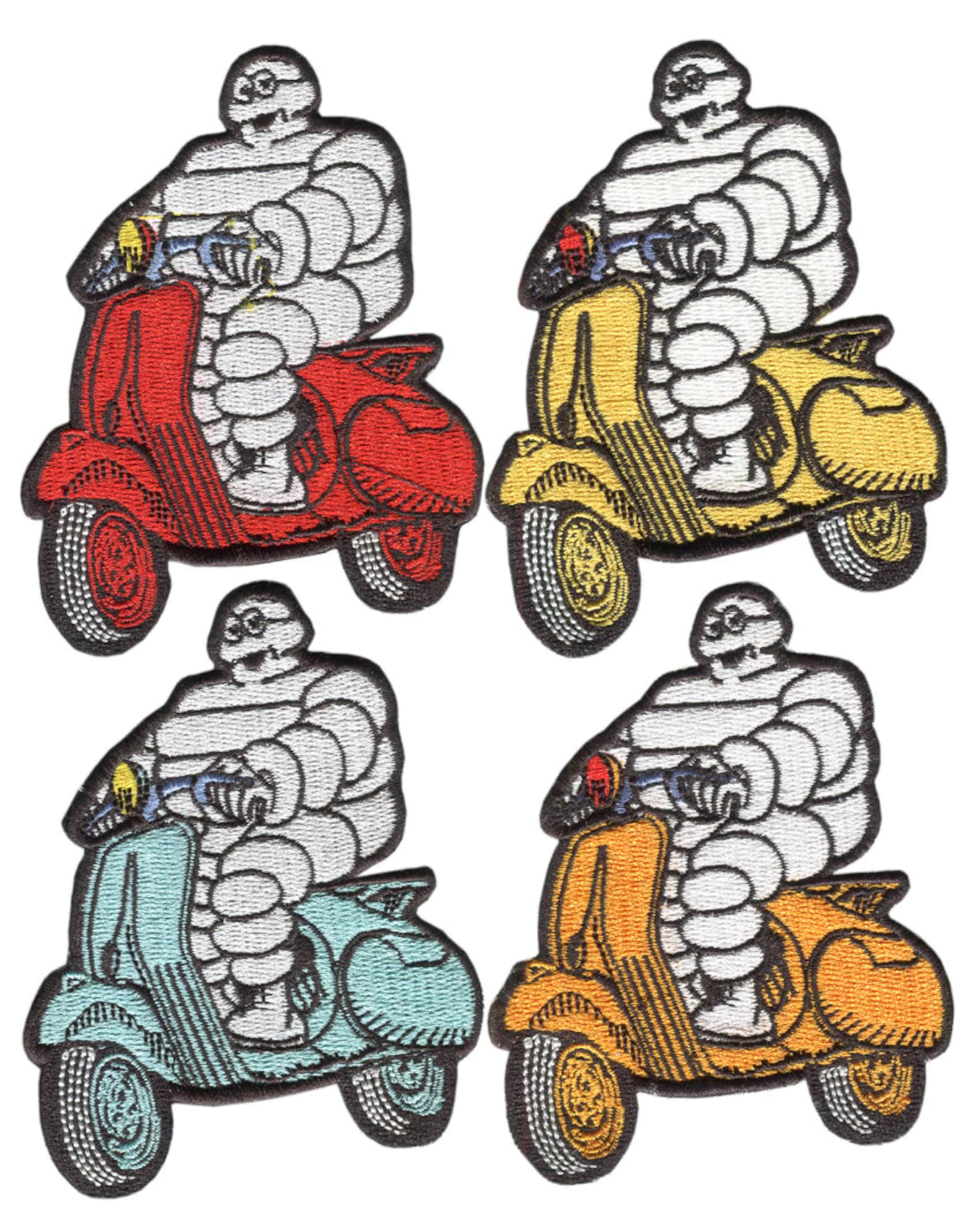 Vintage Scooter Patch MOD 9cm / 3.5 Inches Applique Etsy