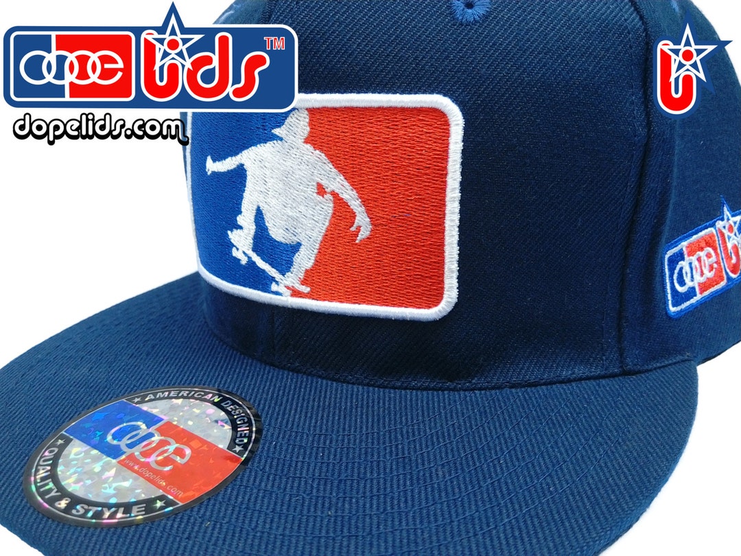 D13 major League Skater Flatbill Snapback Hat Hip - Etsy