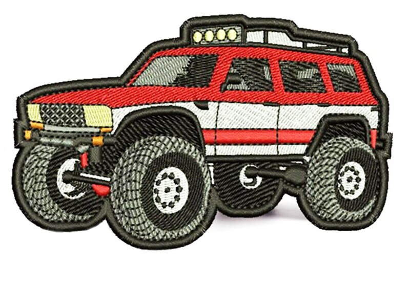 Cool XL Extra Large Keep on Truckin Tactical Military 4x4 4WD Red 80/'s Truck Shirt Patch 12.7cm 5 inch