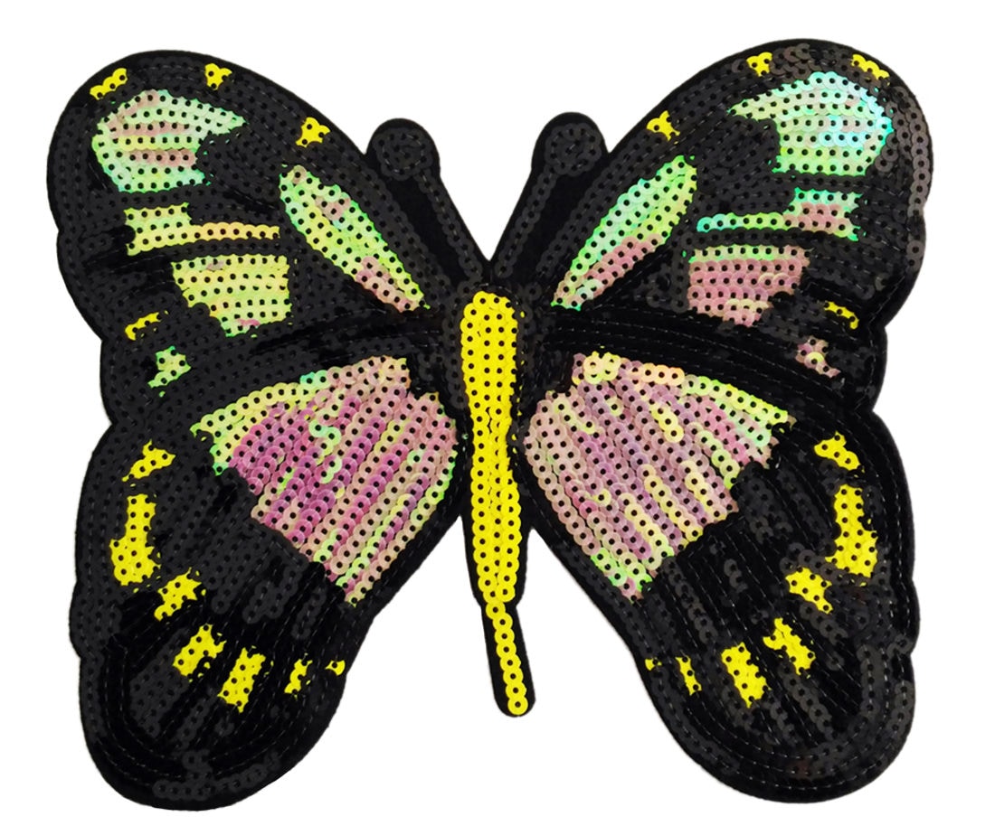 XXL Extra Large Stunning Sequin Butterfly Patch 22cm Applique Etsy