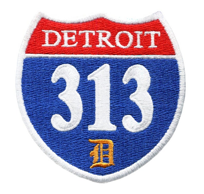 Detroit Patches 313 Interstate Street Urban Hip Hop Style Etsy