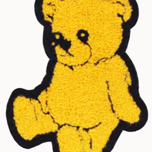 Extra Large 15cm Chenille Teddy Bear Patch