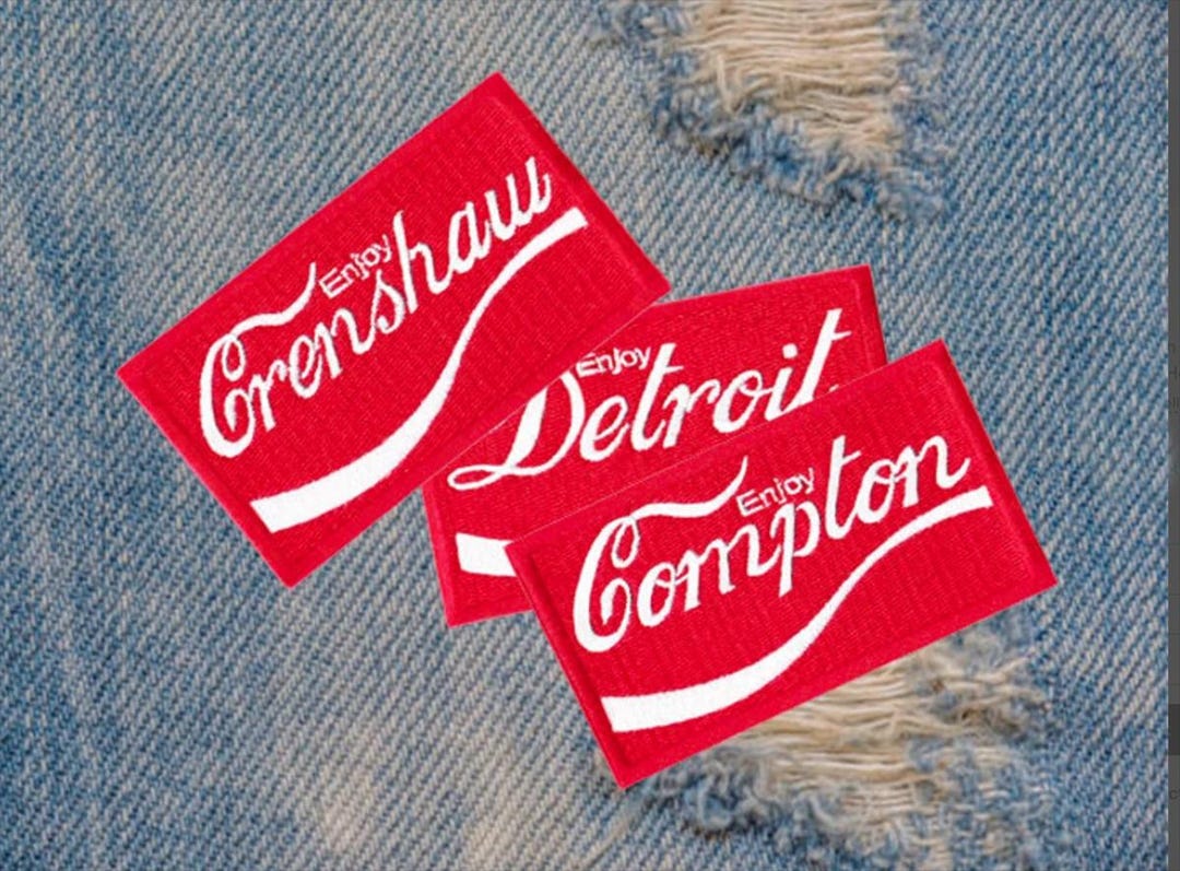 Compton Detroit Detroit Compton Cities City Patch Hip Hop Rap Motor City 8cm / 3.2 ...