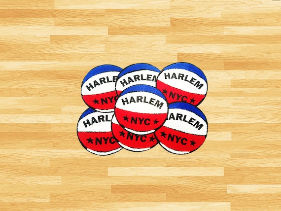 XL Extra Large Vintage Style Chenille Basketball NYC New York Patch Badge 15cm Applique