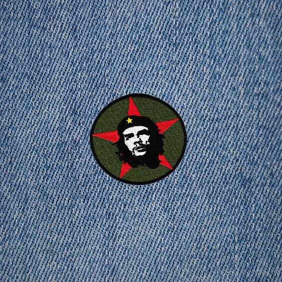 Patch Brodé Che Guevara Rouge - Thermocollant - Dimensions 10 X 8 Cm - Pour Customisation Vêtements, Sacs