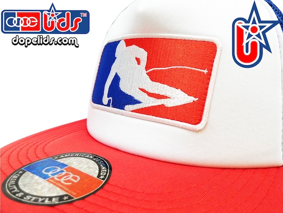 Smartpatches Truckers Major League Skiing Ski Trucker Hat Cap