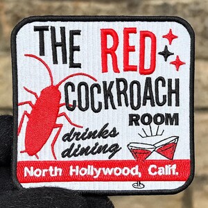 Old North Hollywood California Cocktail Lounge Bar Patch for Trucker Hat Cap or Shirt 7.5cm - 3 inch Iron On or Hook Back