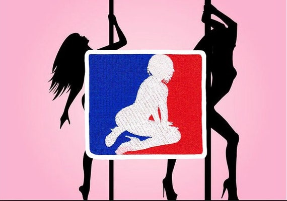 Sexy Silhouette - Major League Porn Star Sexy Girl 8cm Lady Patch Badge Stripper Nude for Cap  Hat Shirt Club DJ Applique