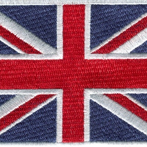 Large England British Union Jack Flag MOD Patch/Badge Great for Parka or Jacket Back! 10cm / 4 inch Iron On or Hook Back
