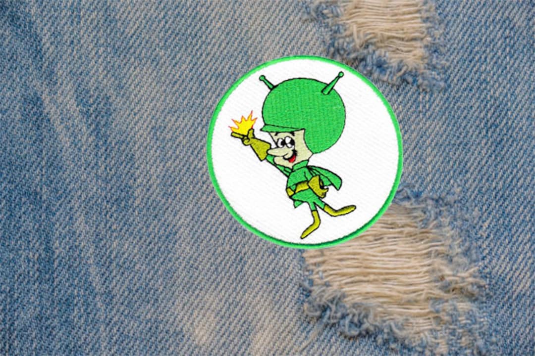 Vintage Style Alien Kazoo Shirt Patch Badge 8cm Cap Hat Etsy