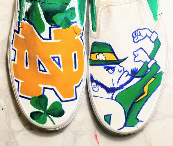 custom notre dame shoes