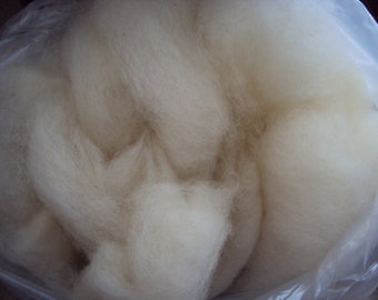 Bluefaced Leicester wool roving, 6 oz.