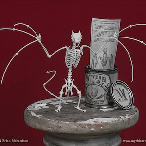 Easter Bunny Skeleton 3D Print Taxidermy Sculpture