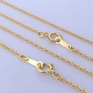 14K Gold Filled 1.1mm Double Loop Cable Necklaces, 16 18 Inches, Gold Filled Chains, For Bridesmaid Gift Party Necklace Making