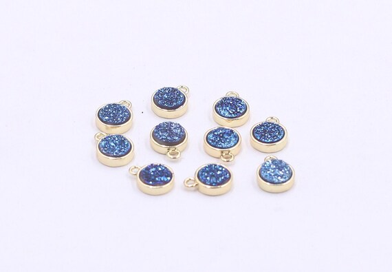 Druzy charms clearance