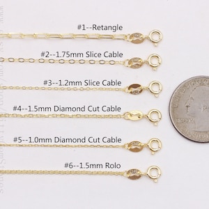 18 Sterling Silver 18K Gold Vermeil Plated Chain Necklaces 925 Silver Charms Wholesale For Bridesmaid Gift Party image 3