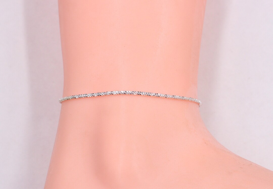 Chains Sterling Silver Anklets 925 Silver Charms Jewelry Wholesale for