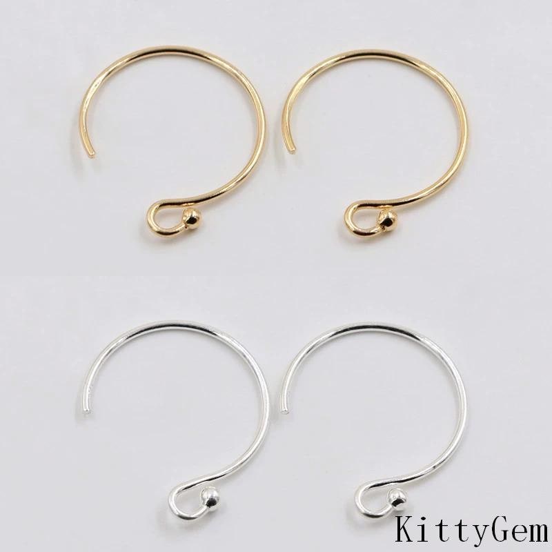 14K Gold Filled Simple Earring Hoop, Gold Filled Ear Hoops, DIY Finding…