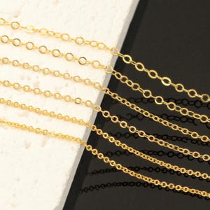 14K Gold Filled Cable Chains
