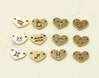 14K Gold Filled Constellation Charm, Gold Filled Necklace Charm, Bracelet Charm, DIY Finding Wholesale
