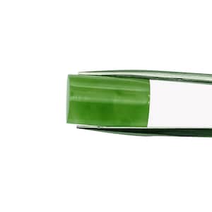 Cabujón de jade natural, nefrita para la fabricación de joyas, rectángulo de 10x15 mm
