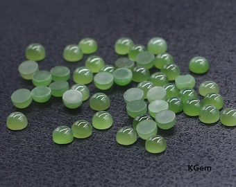 Cabochon en jade naturel, Néphrite rond pour la fabrication de bijoux, 2 mm 2,5 mm 3 mm 4 mm 5 mm 6 mm 7 mm 8 mm 9 mm 10 mm 11 mm 12 mm