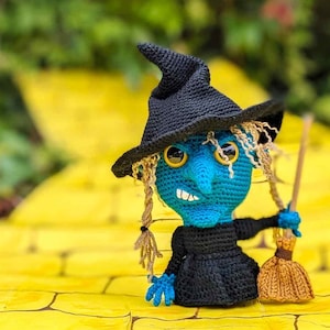 Creepy Witch Crochet Pattern: Halloween Amigurumi Doll, Digital Download PDF