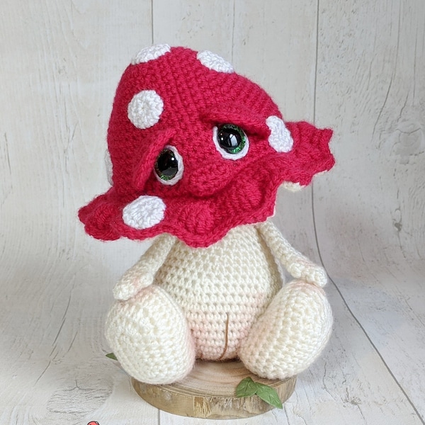Magical Toadstool Crochet Pattern - PDF Download - Amigurumi Tutorial For Handmade Toy