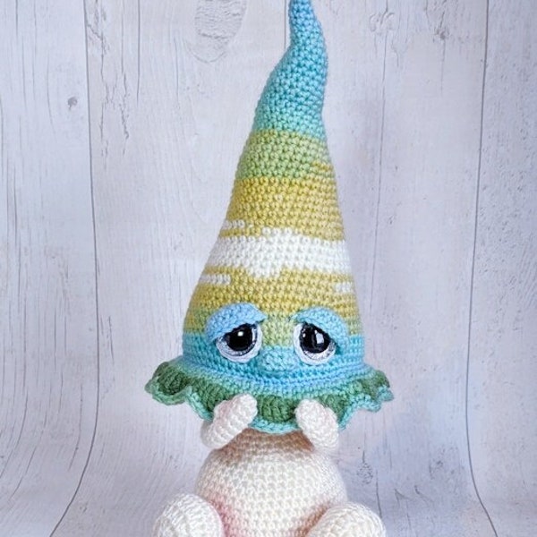 Süßer Fliegenpilz Häkelanleitung, PDF Digital Download, Amigurumi Tutorial, Stofftier Pilz