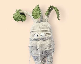 Adorable Mandrake Crochet Pattern, Instant PDF Download, Fantasy Plush Toy, Amigurumi Tutorial