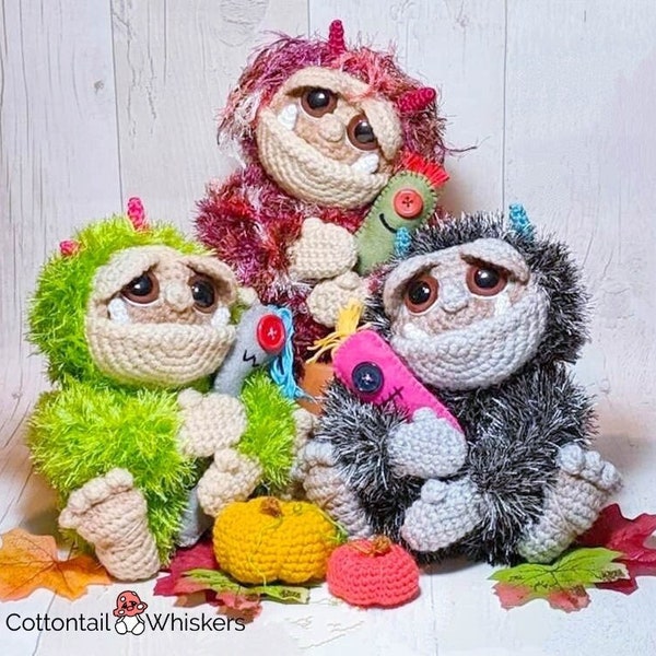 Adorable Gremlin Crochet Pattern - Instant Download PDF - Cute Monster Amigurumi