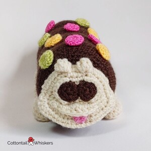 Crochet Caterpillar Cake, PDF PATTERN ONLY, Soft Toy Amigurumi, Colin image 3