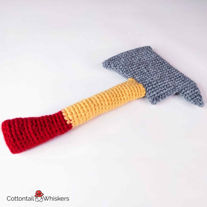 Crochet Axe Pattern, PDF Digital Download, Amigurumi Wood Chopper, Log ...
