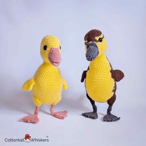 Crochet Duckling Pattern, Farm Animals, Amigurumi Duck, PDF Digital Download Tutorial image 15