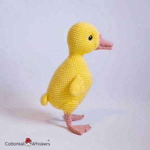 Crochet Duckling Pattern, Farm Animals, Amigurumi Duck, PDF Digital Download Tutorial image 8