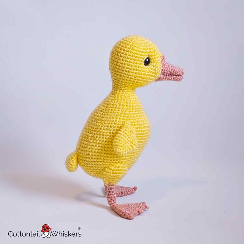 Crochet Duckling Pattern, Farm Animals, Amigurumi Duck, PDF Digital Download Tutorial image 8