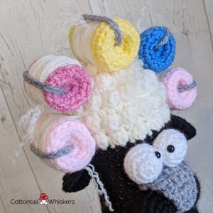 Crochet Cow Pig Sheep Doorstop, Set of 3 PDF PATTERN ONLY, Farmhouse Decor, Amigurumi Tutorial, Shelf Sitter image 9