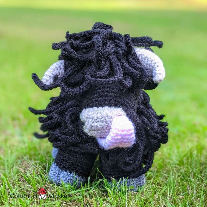 Crochet Highland Cow, PDF PATTERN ONLY, Amigurumi Doll, Tunnock, Haggis & Midge image 9