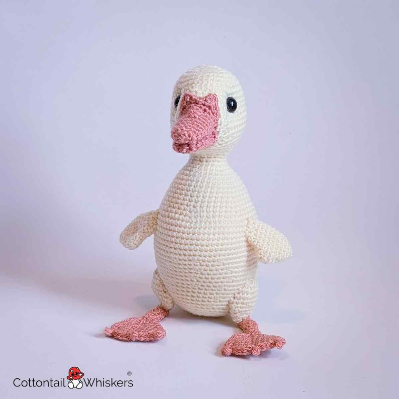 Crochet Duckling Pattern, Farm Animals, Amigurumi Duck, PDF Digital Download Tutorial image 10