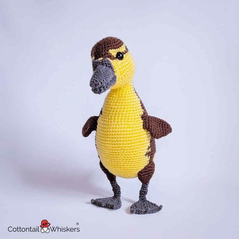 Crochet Duckling Pattern, Farm Animals, Amigurumi Duck, PDF Digital Download Tutorial image 16
