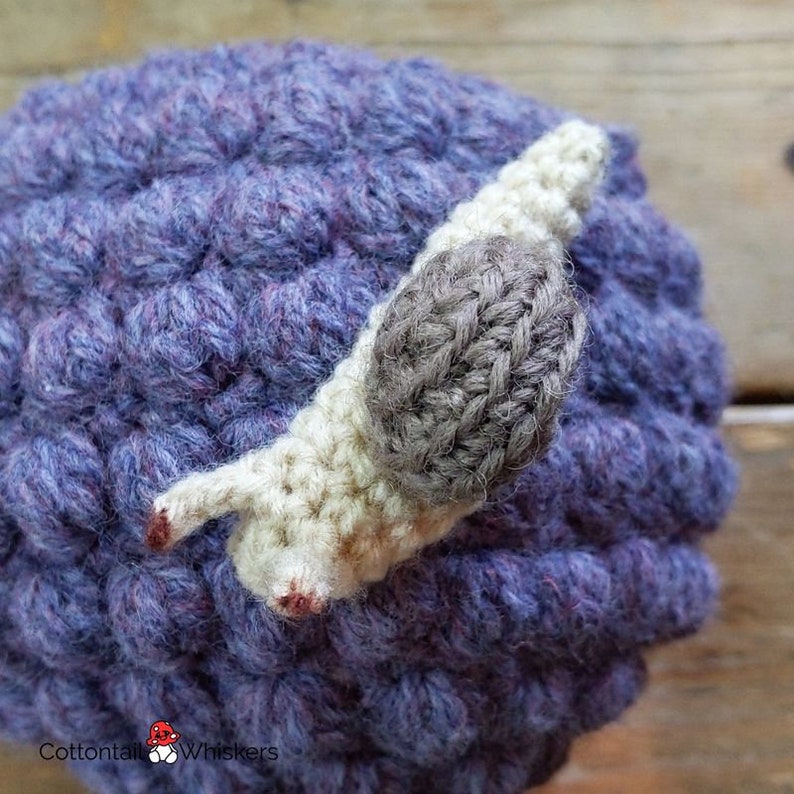 Motif PDF de fleurs au crochet, butoir de porte Amigurumi, fleur d'allium, cadeau jardinier, décoration d'intérieur image 6