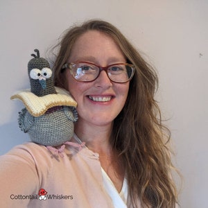 Adorable motif pigeon au crochet Tutoriel peluche amigurumi PDF UNIQUEMENT image 10