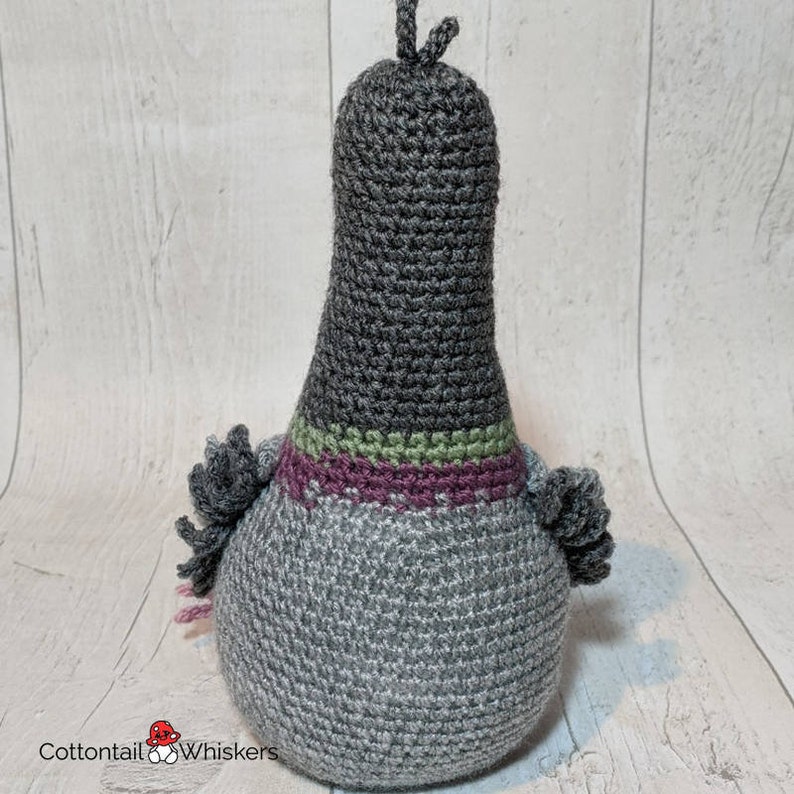 Adorable motif pigeon au crochet Tutoriel peluche amigurumi PDF UNIQUEMENT image 7