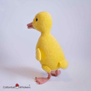 Crochet Duckling Pattern, Farm Animals, Amigurumi Duck, PDF Digital Download Tutorial image 7