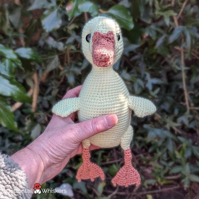 Crochet Duckling Pattern, Farm Animals, Amigurumi Duck, PDF Digital Download Tutorial image 3