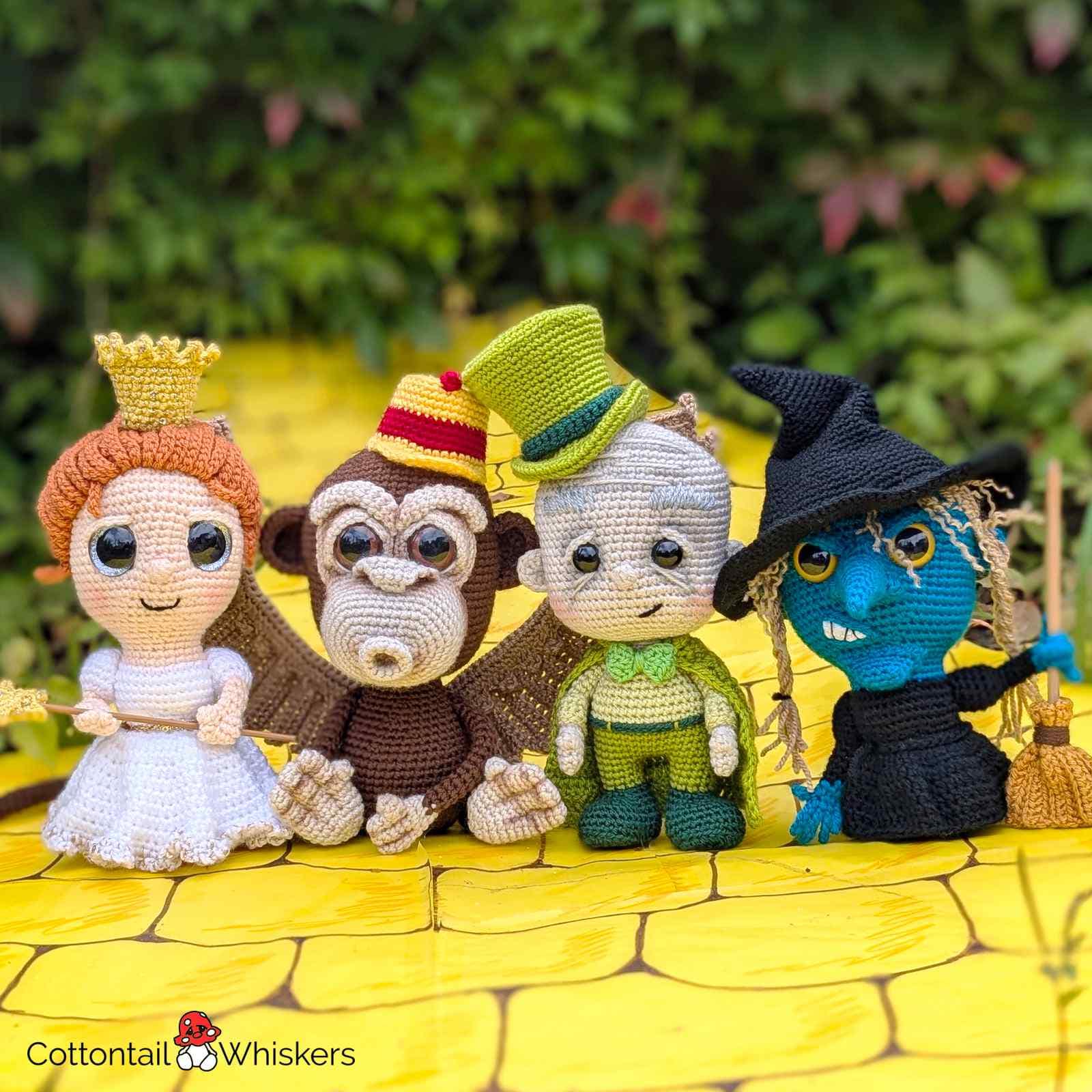 Wizard of Oz Crochet Doll Pattern Bundle, PDF Digital Download